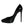 Dolce & Gabbana Black Leather Platform Heels Pumps Shoes