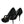 Dolce & Gabbana Black Mesh Mary Jane Crystal Heel Pumps Shoes