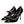 Dolce & Gabbana Black Mary Janes Velvet Gold Pumps Shoes