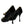 Dolce & Gabbana Black Mary Janes Velvet Gold Pumps Shoes