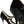 Dolce & Gabbana Black Mary Janes Velvet Gold Pumps Shoes