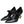 Dolce & Gabbana Black Leather Logo Heels Mary Janes Pumps Shoes