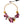 Dolce & Gabbana Gold Brass Mix Fiori Flowers Crystal Chain Necklace