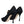 Dolce & Gabbana Black Mary Jane Jersey Crystal Pumps Shoes