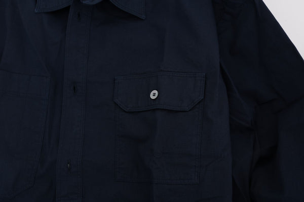 John Galliano Sininen Casual puuvillainen pitkähihainen paita