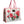 Dolce & Gabbana White Canvas Rose Embroidery Women Shopping Tote Bag