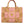 Versace Pink Printed Large Fabric Leather Shopping Tote Bag