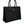 Versace Black Top Handle Canvas Leather Logo Shopping Tote Bag