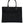 Versace Black Top Handle Canvas Leather Logo Shopping Tote Bag