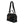 Versace Black Top Handle Grainy Calfskin Leather Crossbody Bag