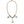 Dolce & Gabbana Gold Chain Brass Crystal Clock Statement Necklace