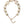 Dolce & Gabbana White Maxi Faux Pearl Beads Crystals Gold Chain Necklace