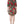 Dolce & Gabbana Brown Leopard Red Roses Cotton A-line Dress