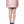 Dolce & Gabbana Glossy Pink Cotton High Waist Mini Skirt