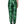 Dolce & Gabbana Green Clover Silk Satin High Waist Tapered Pants