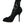 Dolce & Gabbana Black Lace Stretch Heels Mid Calf Boot Shoes