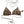 Dolce & Gabbana Brown Leopard Halter Beachwear Swimwear Bikini Top