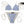 Dolce & Gabbana White Blue Stripes Bikini Top Bottom Beachwear Swimwear