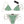 Dolce & Gabbana White Green Stripes Bikini Top Bottom Swimwear