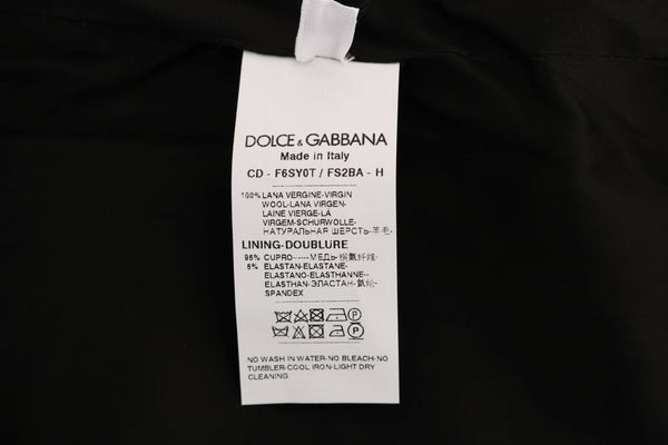 Dolce &amp; Gabbana harmaa pilkullinen villamekko