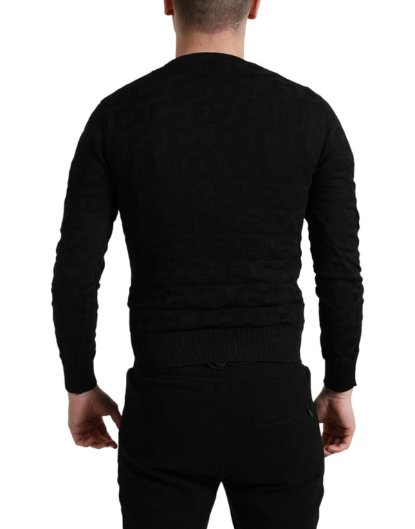 Dolce & Gabbana Elegant Silk Crewneck Sweater for Men