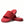 Dolce & Gabbana Red Rubber Summer Beach Slides -sandaalit