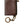 Dolce & Gabbana Brown Leather Zip Logo Keyring Coin Purse Keyring Wallet