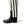 Dolce & Gabbana Black and White Striped Knee High Boots