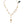 Dolce & Gabbana Gold Tone Chain Brass Beaded Statement Sicily Necklace