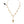 Dolce & Gabbana Gold Tone Chain Brass Beaded Statement Sicily Necklace