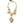 Dolce & Gabbana Gold ToneBrass PIETRE OVALI Crystal Embellished Necklace