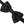 Dolce & Gabbana Black Silk Adjustable Neck Men Bow Tie