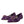 Dolce & Gabbana Purple Taormina Lace Crystal Loafers Shoes