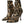 Dolce & Gabbana Gold Leopard Sequins Heels Boots Shoes