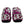 Dolce & Gabbana Fuchsia Sequin Logo Slides Sandals Shoes