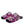 Dolce & Gabbana Fuchsia Sequin Logo Slides Sandals Shoes