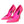 Dolce & Gabbana Neon Pink Leather Logo Pumps Heels Shoes