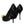 Dolce & Gabbana Black Satin Bow Embellished Heels Pumps Shoes