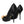 Dolce & Gabbana Black Satin Bow Crystal Heels Pumps Shoes