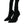 Dolce & Gabbana Black Stiletto Heels Mid Calf Boots Shoes