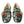 Dolce & Gabbana Multicolor Jacquard Embellished Loafers Shoes