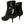 Dolce & Gabbana Black Eel Leather Logo Short Boots Shoes