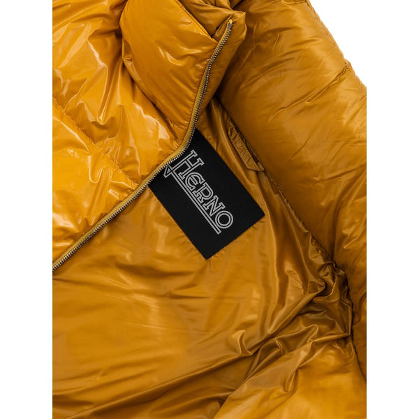 Herno Yellow Polyamide Jackets & Coat