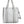 Brunello Cucinelli White Leather Logo Shoulder Strap Shopping Tote Bag