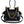 Dolce & Gabbana Black Calfskin Leather SICILY Chain Strap Crossbody Bag