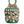 Dolce & Gabbana Beige Green Rafia Seashells Crystal Bucket Bag