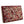 Dolce & Gabbana Bordeaux Velvet Gold Frame Clutch Evening Bag