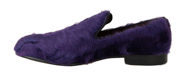 Dolce &amp; Gabbana Purple lampaan turkisnahkaiset loaferit