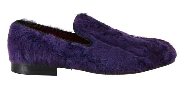 Dolce &amp; Gabbana Purple lampaan turkisnahkaiset loaferit
