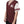 Dolce & Gabbana Maroon Stripes Cotton Logo V-neck T-shirt